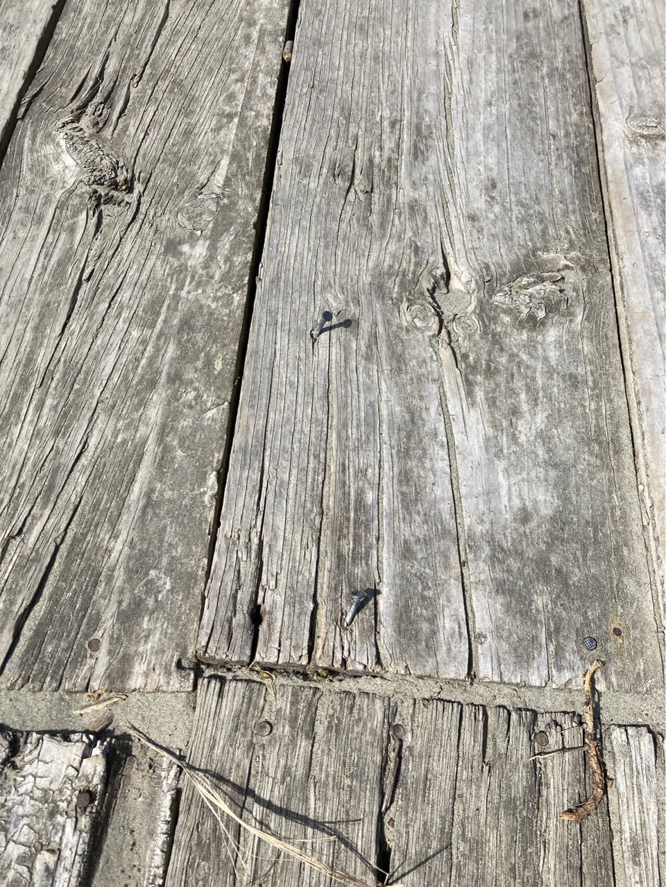 The photograph attached to this pavement - damaged report