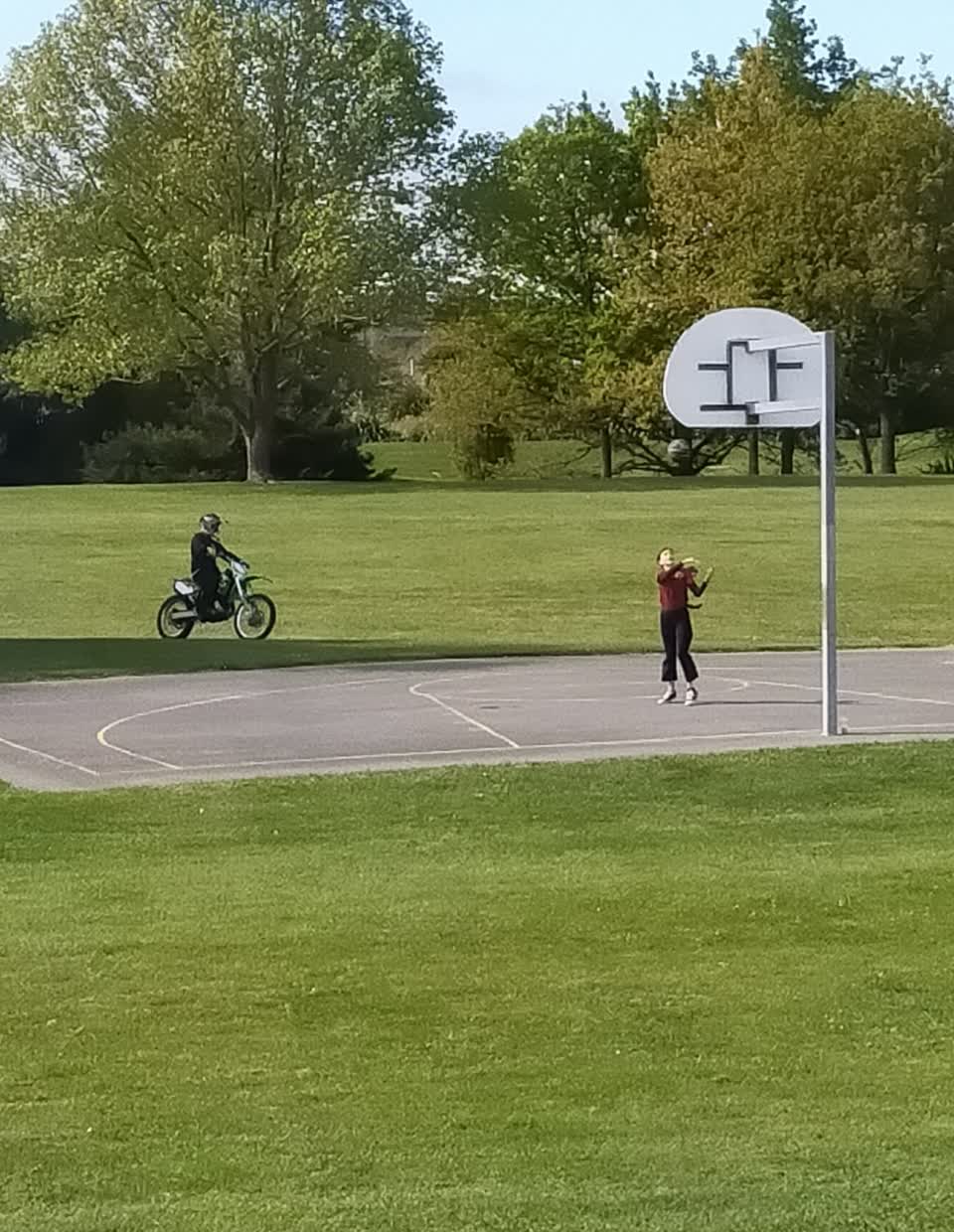 The photograph attached to this parks report