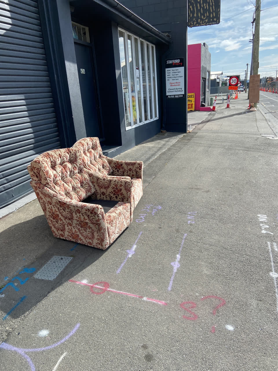 The photograph attached to this dumped rubbish report