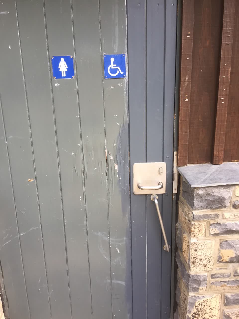 The photograph attached to this public toilet report