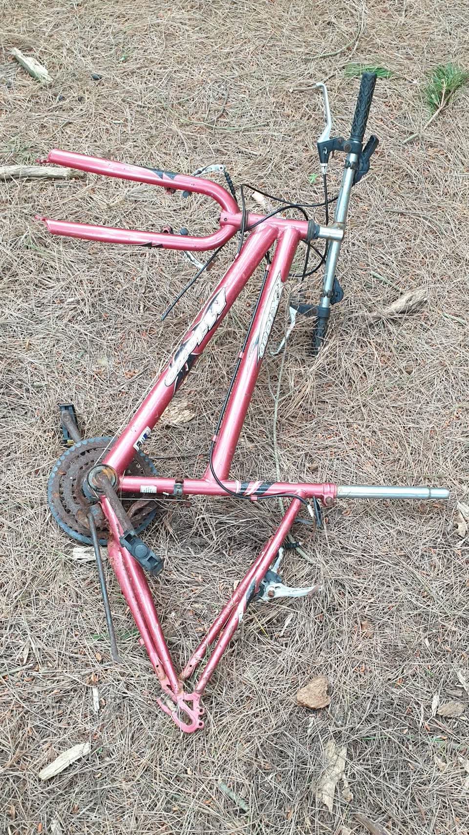 The photograph attached to this dumped rubbish report