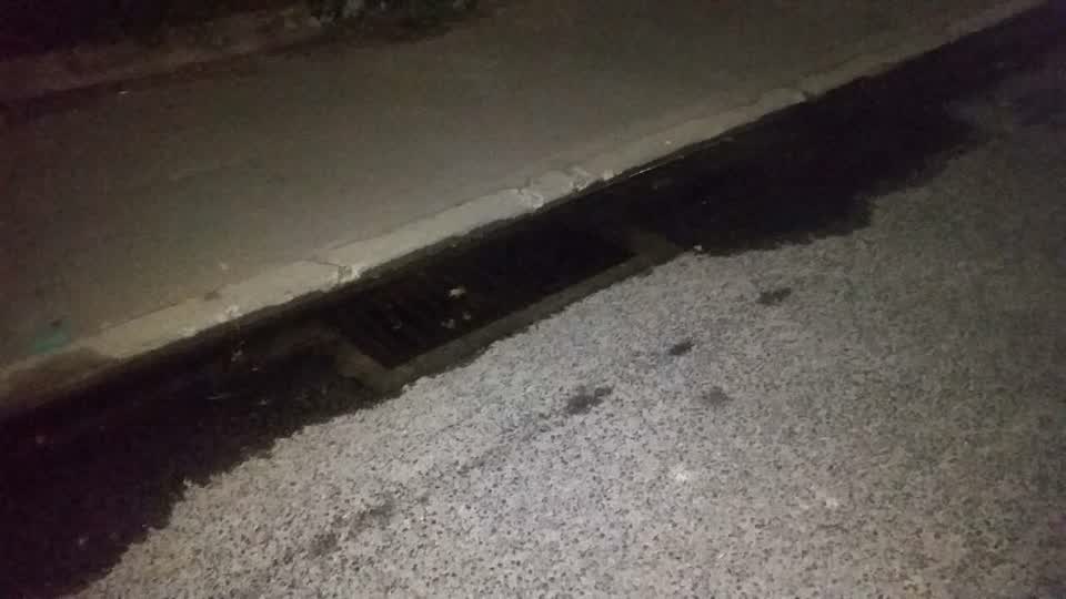 The photograph attached to this wastewater/stormwater report
