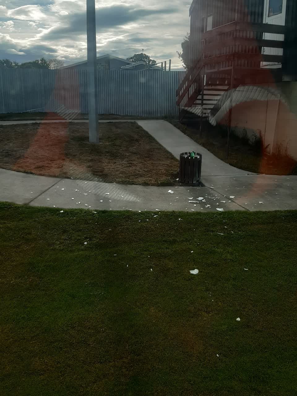 The photograph attached to this parks report