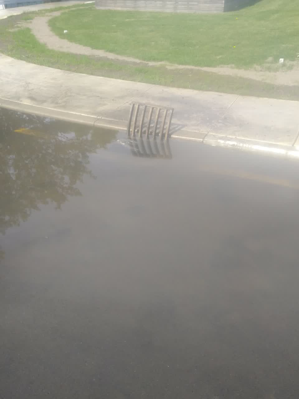 The photograph attached to this wastewater/stormwater report
