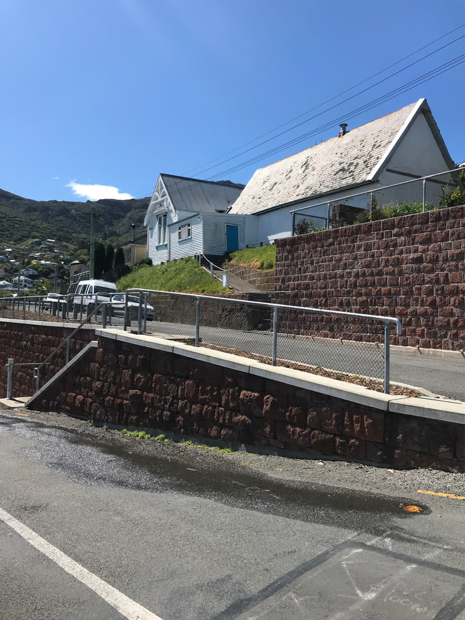 The photograph attached to this water leak report