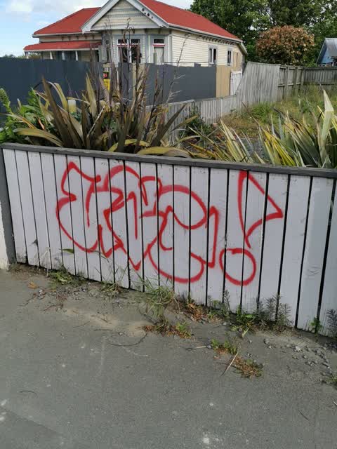 Graffiti, a report photo