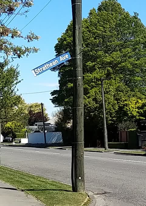 Damaged Street Sign, a report photo