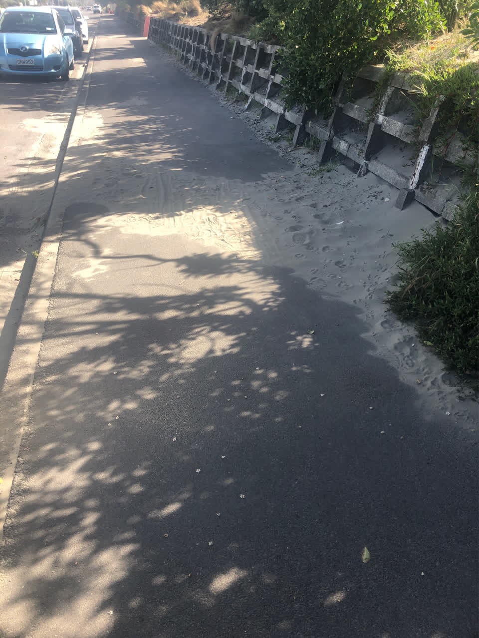 The photograph attached to this pavement - general report