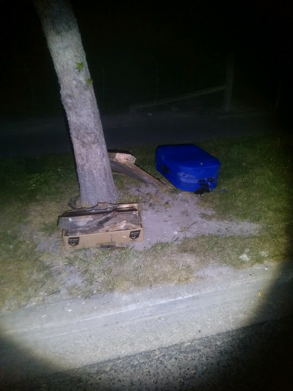The photograph attached to this dumped rubbish report
