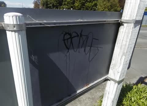 Graffiti, a report photo