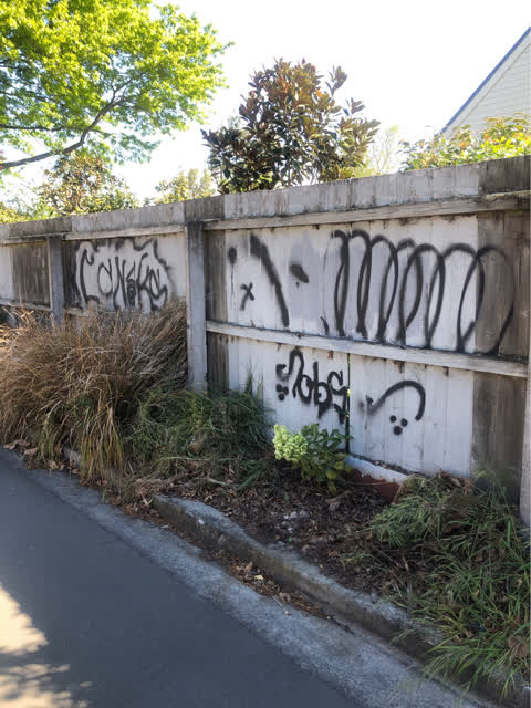 Graffiti, a report photo