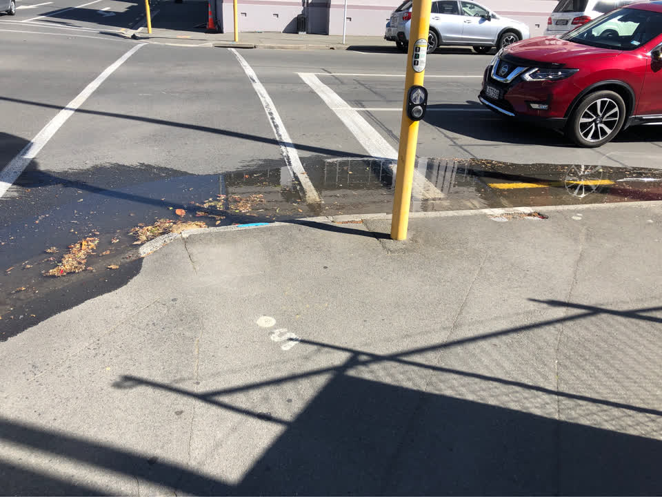 The photograph attached to this flooding report