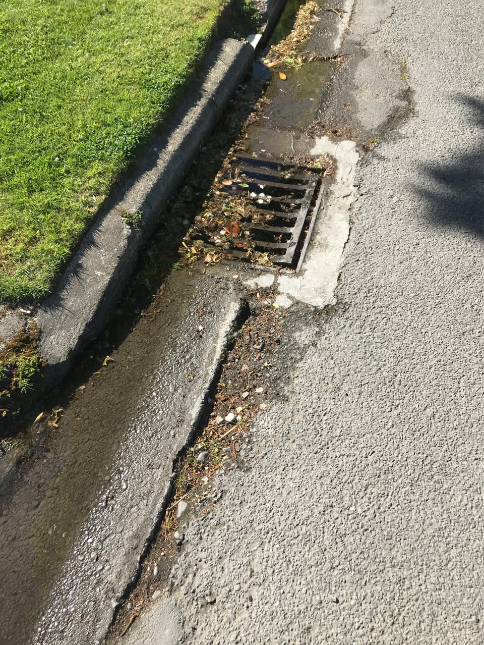 The photograph attached to this wastewater/stormwater report