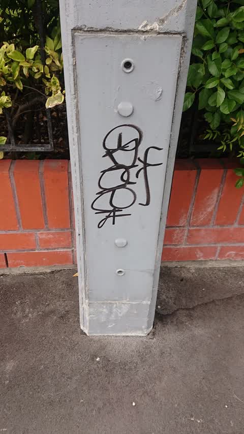 Graffiti, a report photo