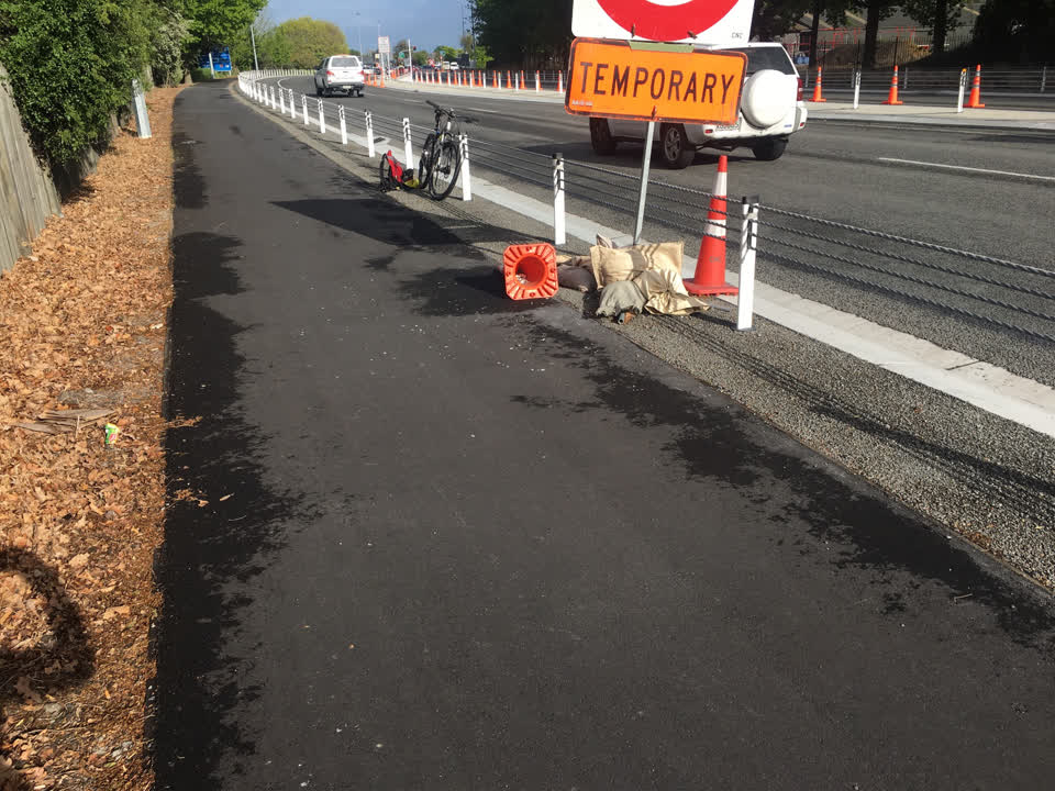 The photograph attached to this pavement - general report
