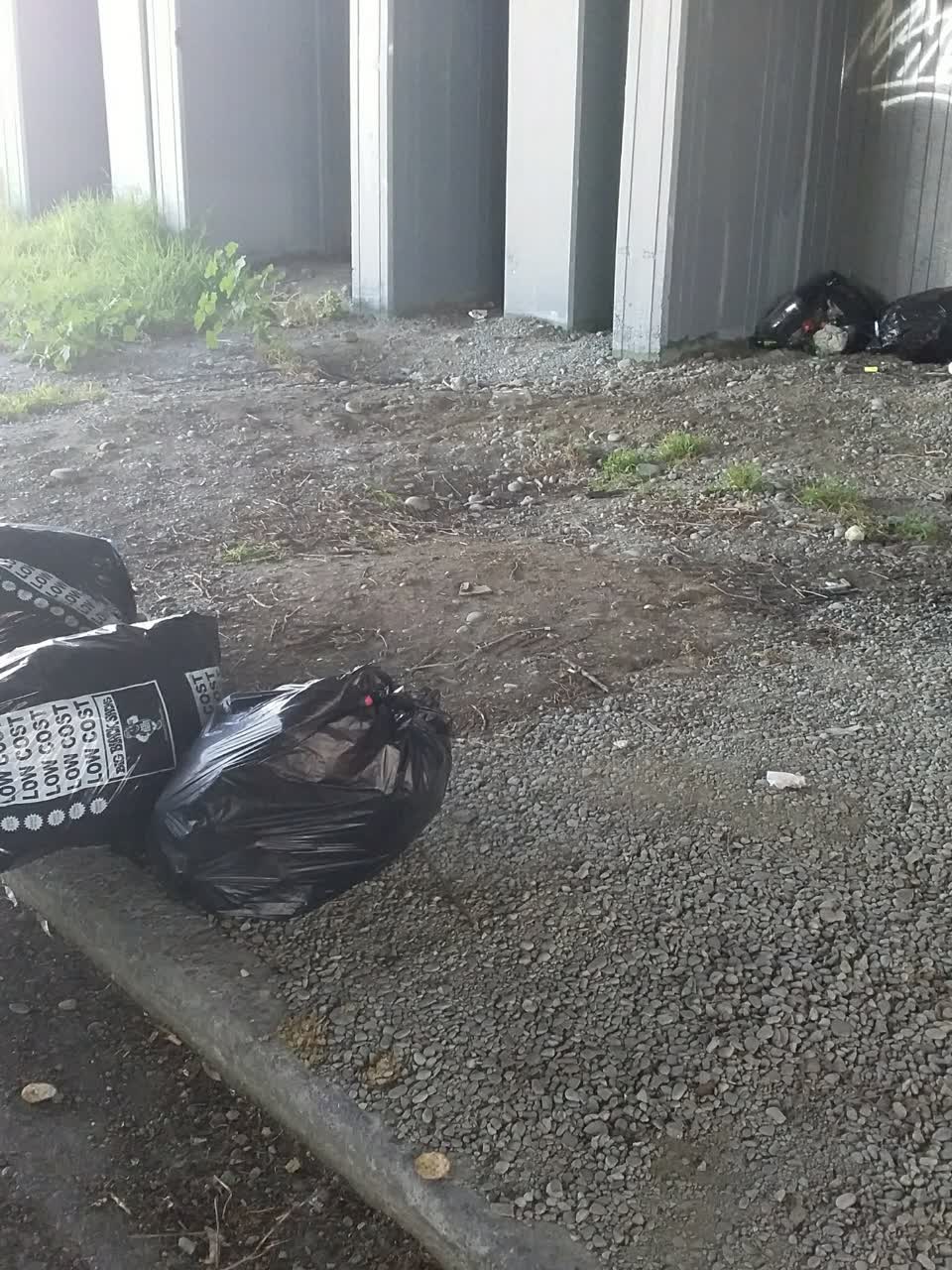 The photograph attached to this dumped rubbish report