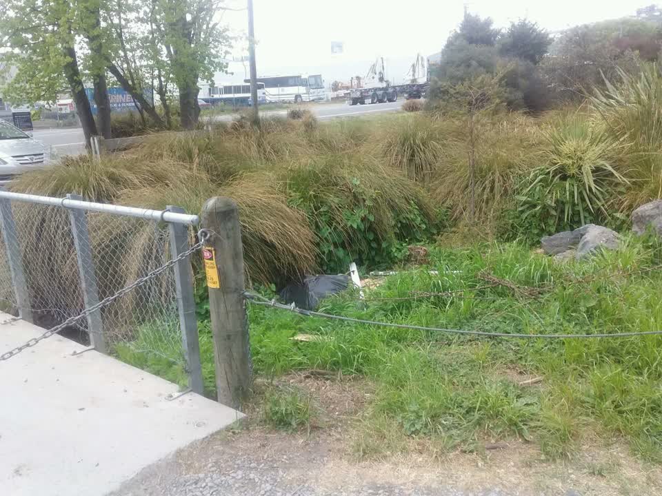 The photograph attached to this dumped rubbish report