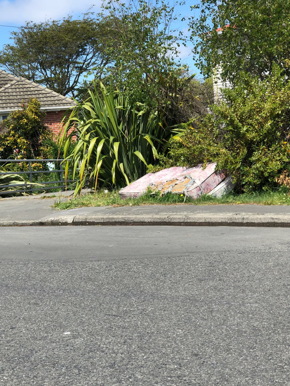 The photograph attached to this dumped rubbish report