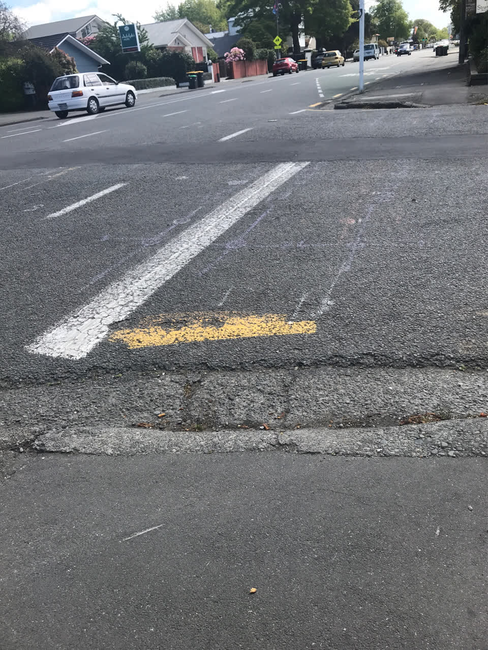The photograph attached to this pavement - general report