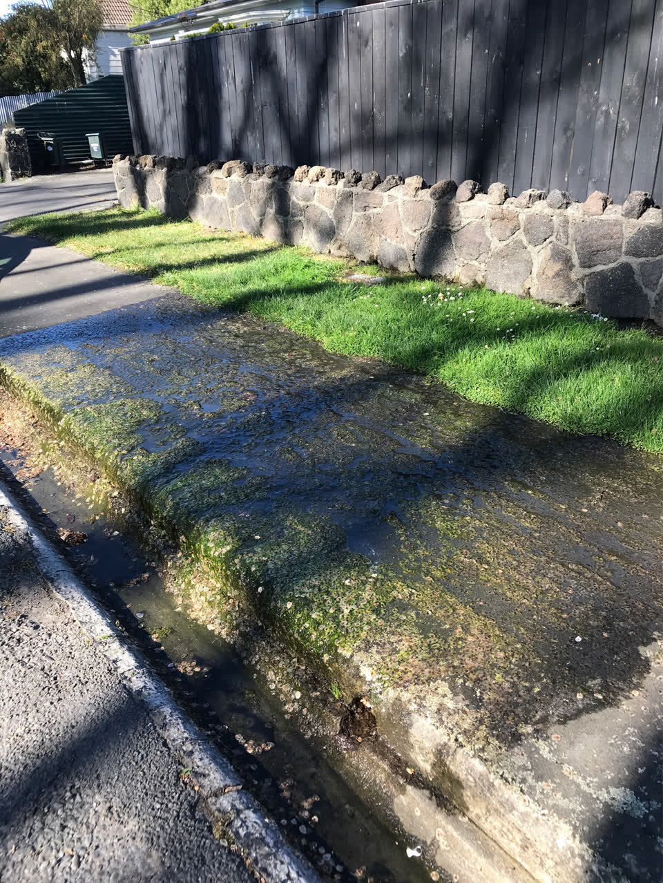 The photograph attached to this water leak report