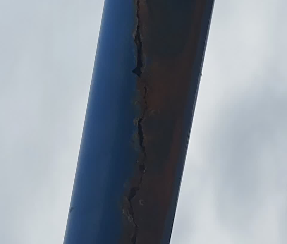 The photograph attached to this playground equipment report