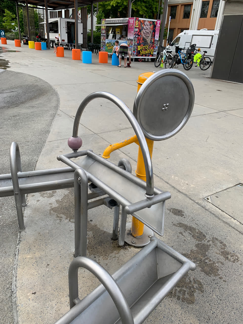 The photograph attached to this playground equipment report