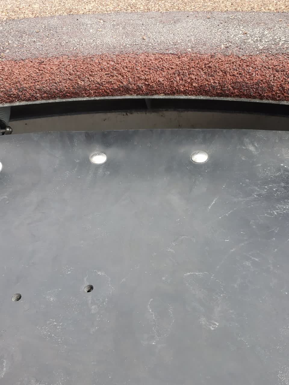 The photograph attached to this playground equipment report
