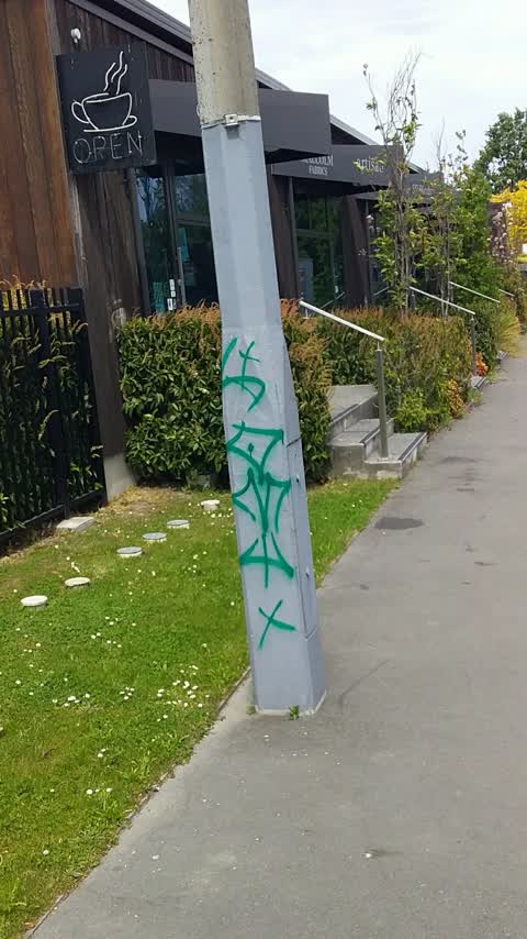 Graffiti, a report photo