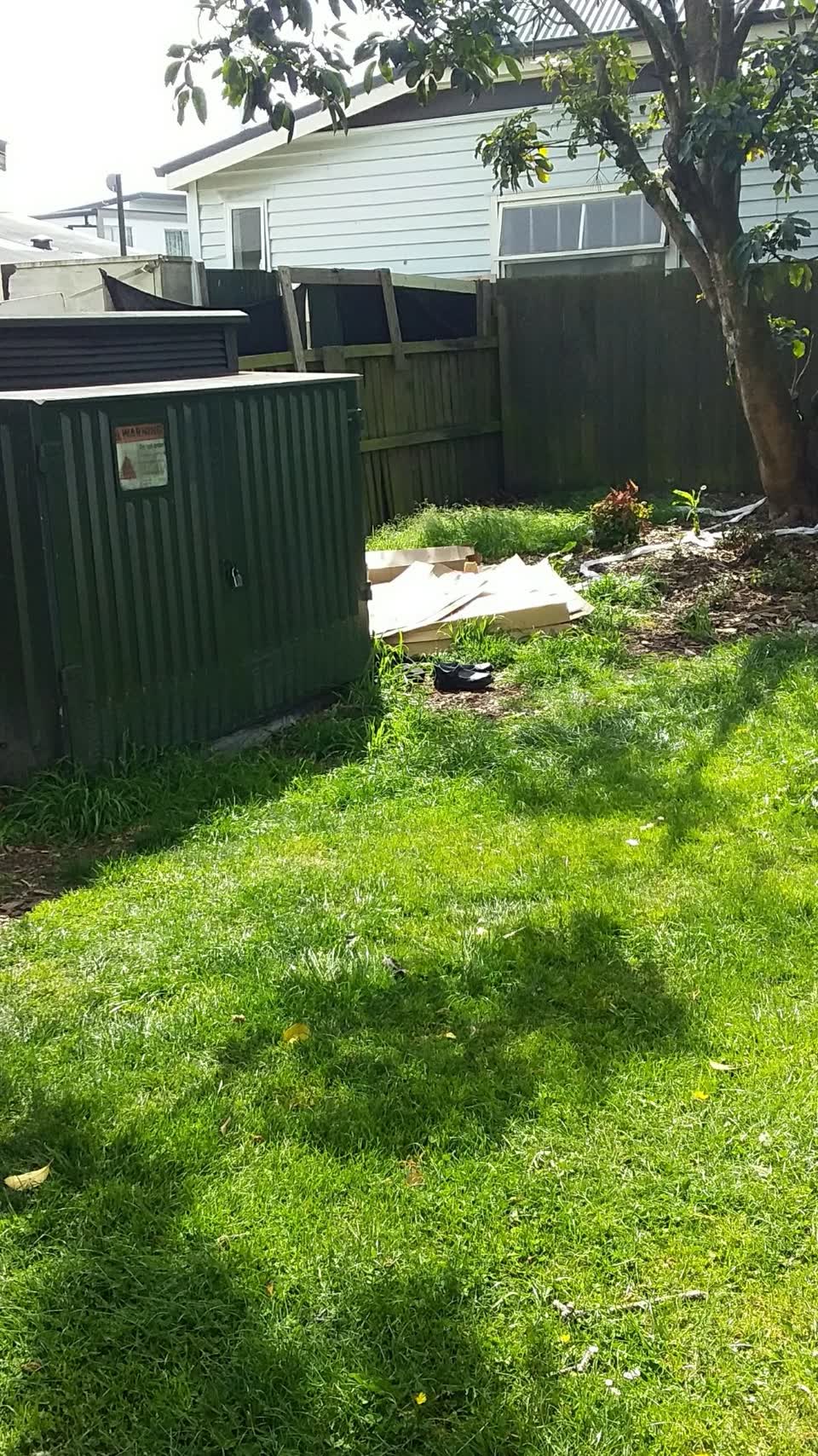 The photograph attached to this overgrown vegetation report