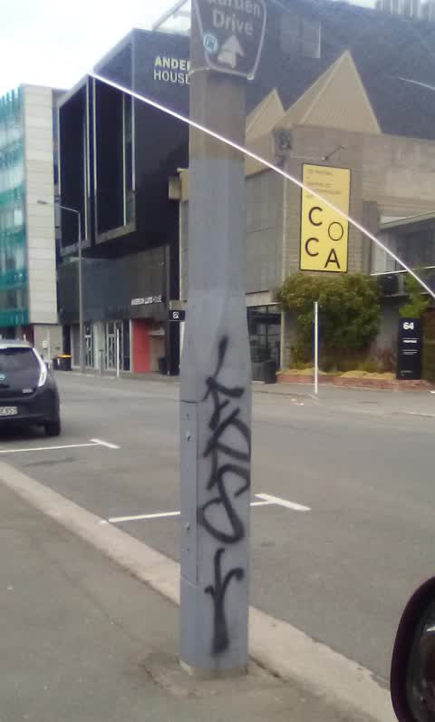 Graffiti, a report photo