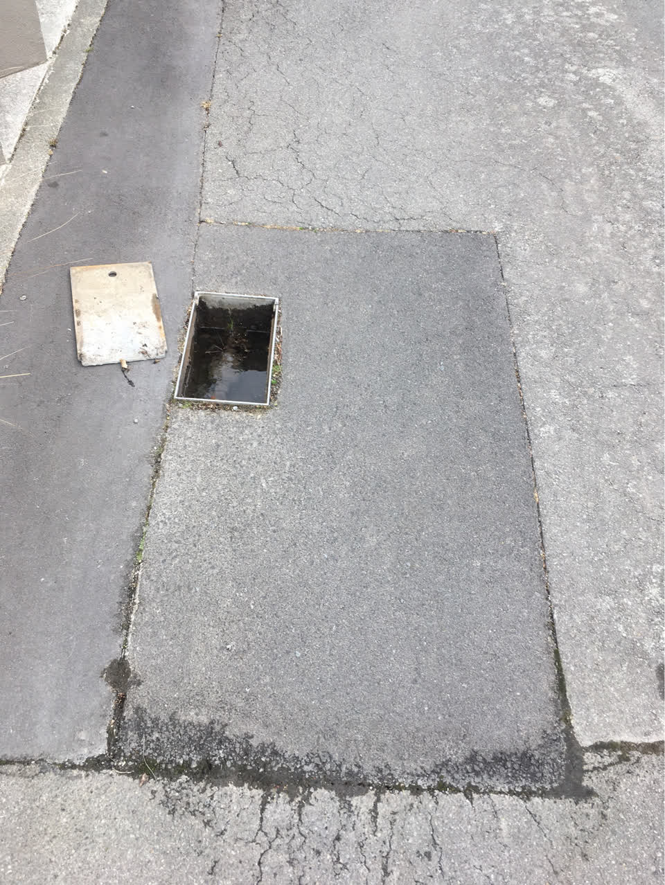 The photograph attached to this water leak report