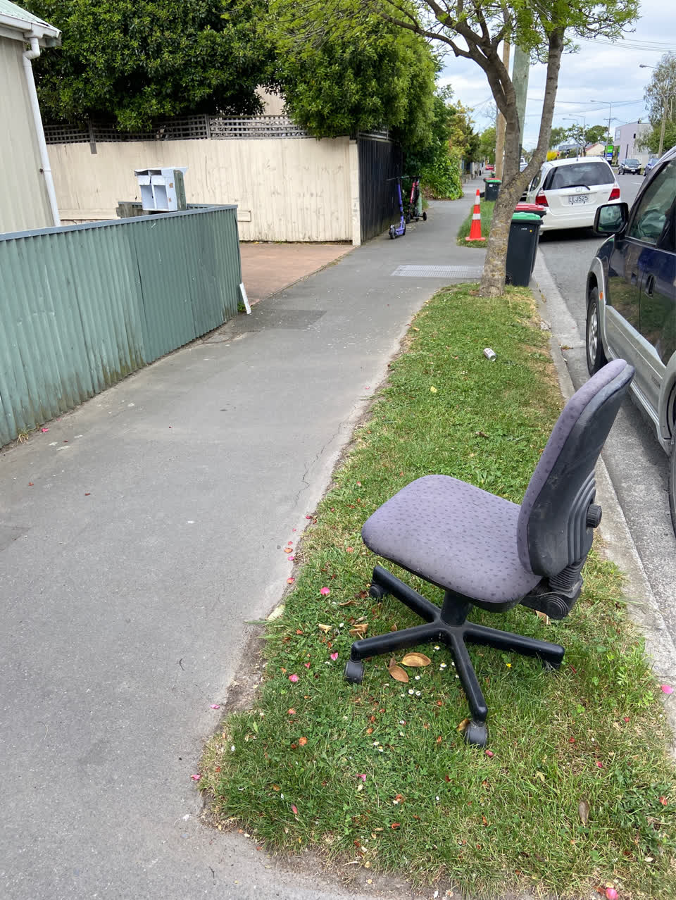 The photograph attached to this dumped rubbish report