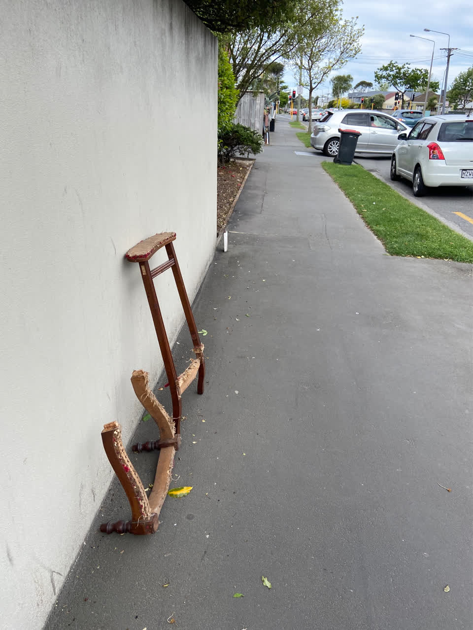 The photograph attached to this dumped rubbish report