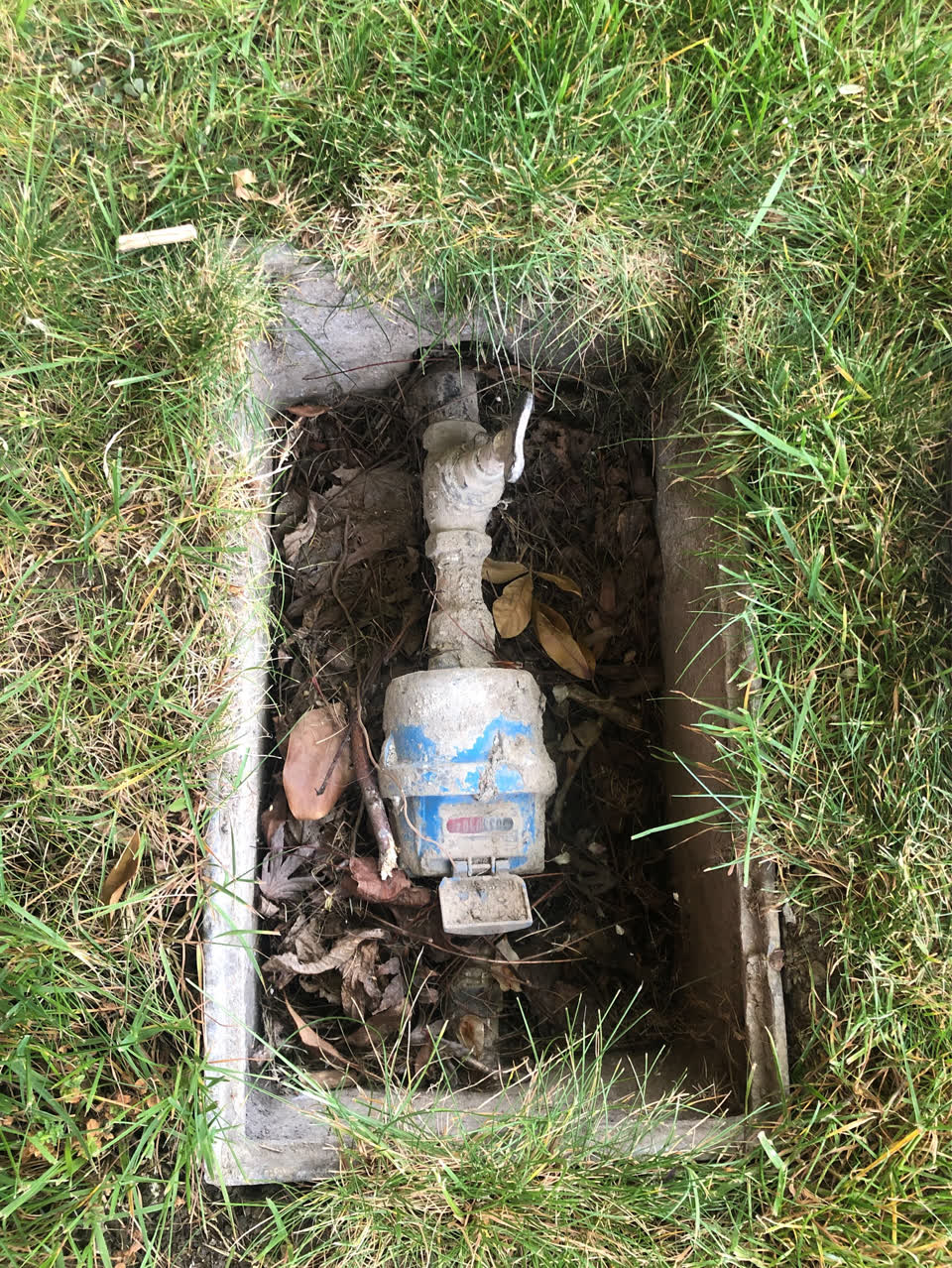 The photograph attached to this water supply report