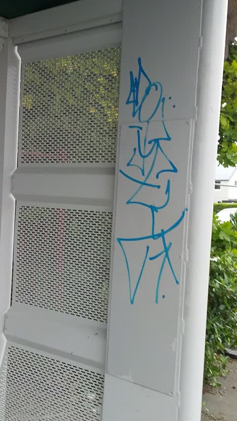 Graffiti, a report photo