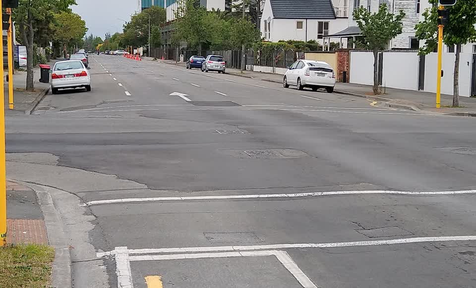 The photograph attached to this road signage report