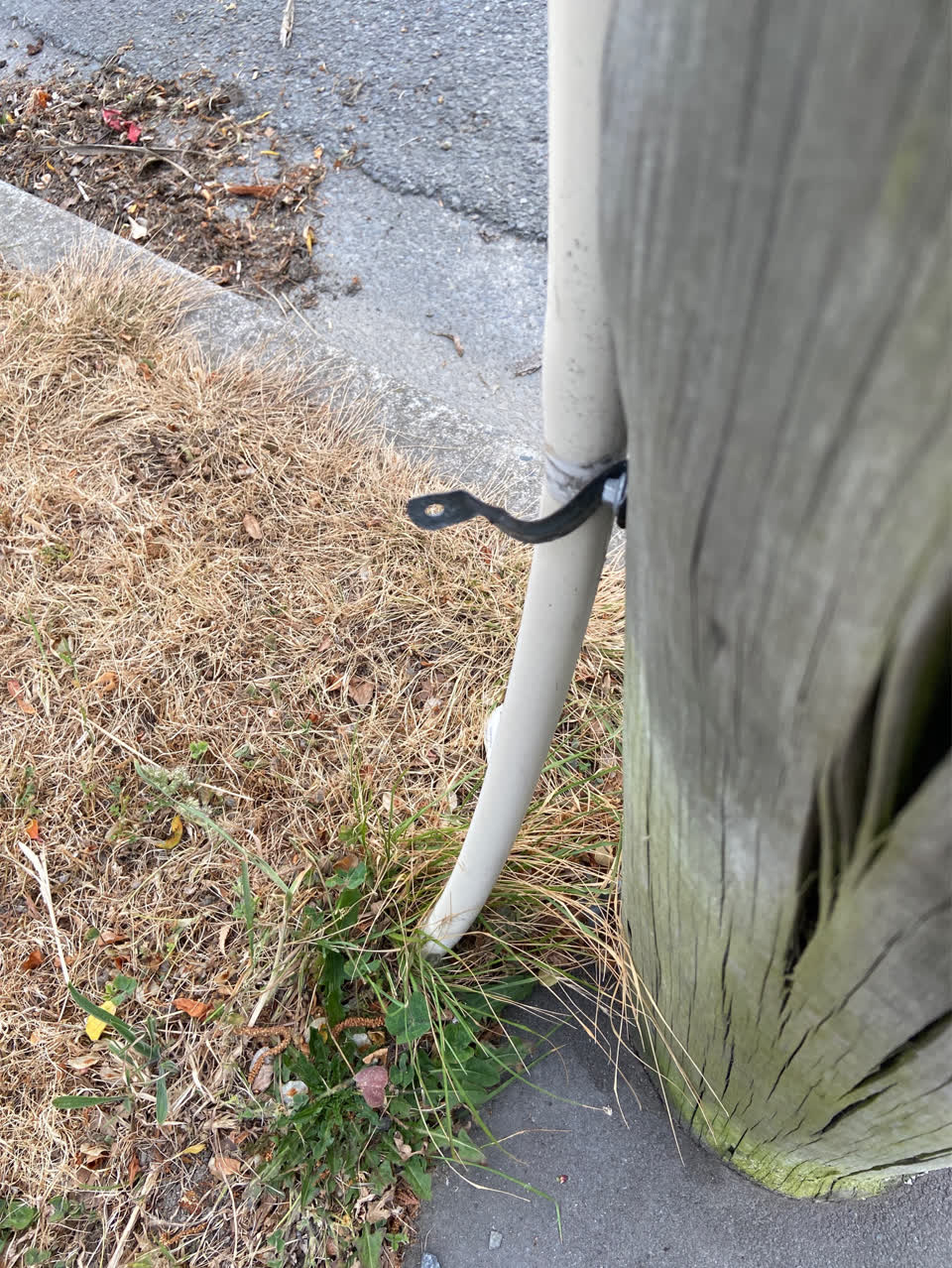 The photograph attached to this vandalism - general report