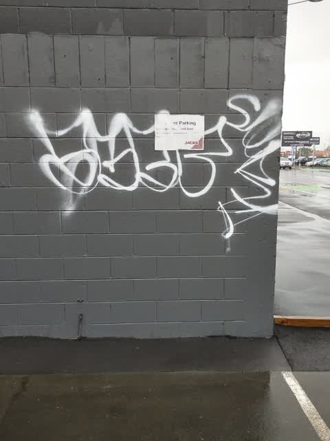 Graffiti, a report photo