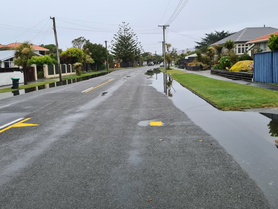 The photograph attached to this flooding report