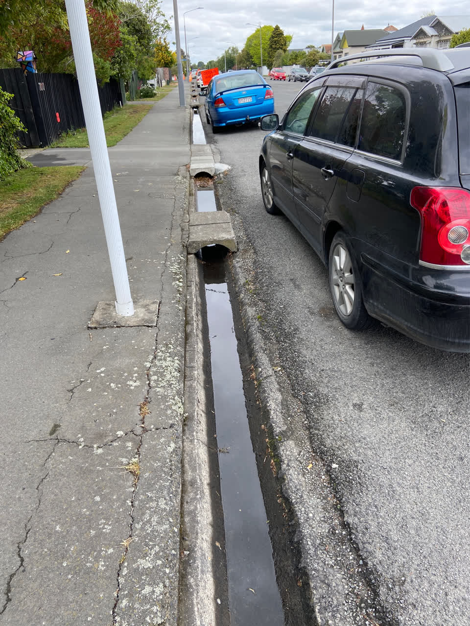 The photograph attached to this wastewater/stormwater report