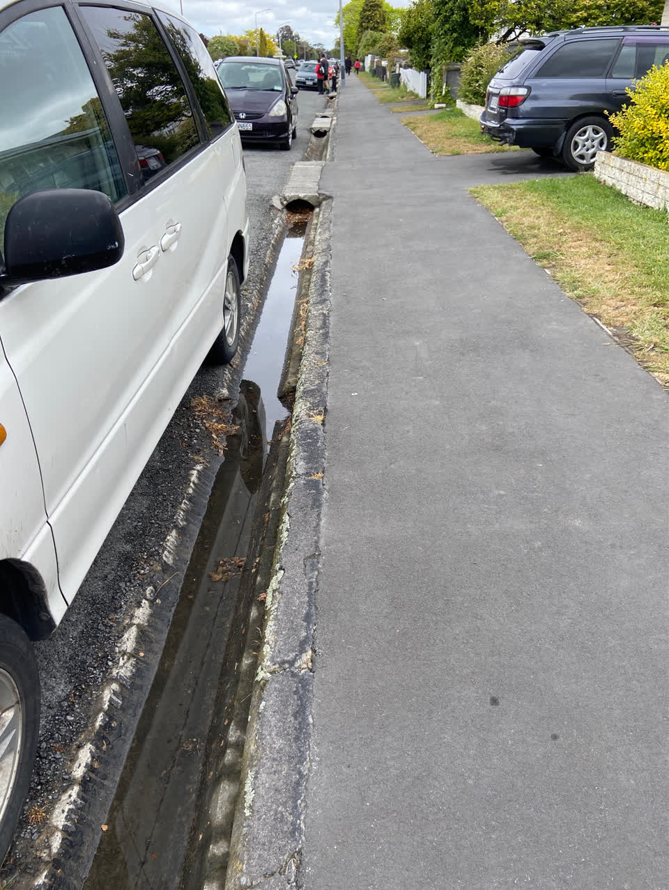The photograph attached to this wastewater/stormwater report