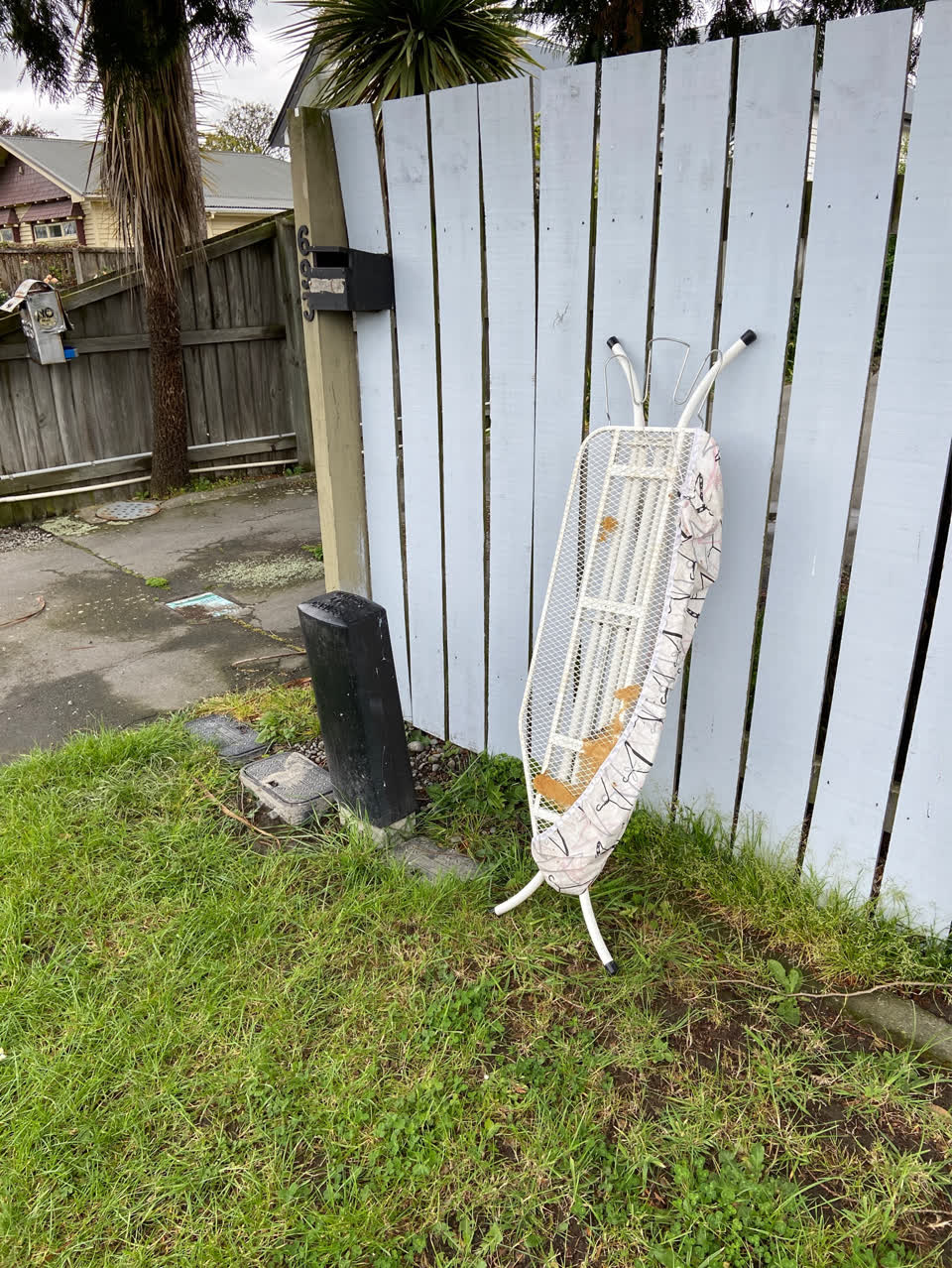 The photograph attached to this rubbish and bins - general report