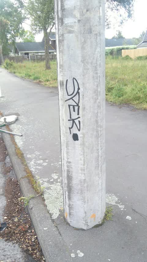 Graffiti, a report photo