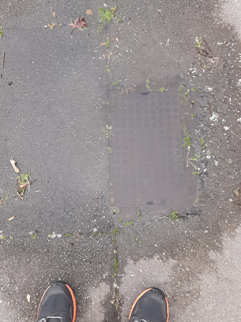 The photograph attached to this water leak report