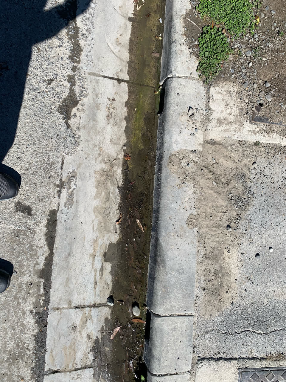 The photograph attached to this wastewater/stormwater report