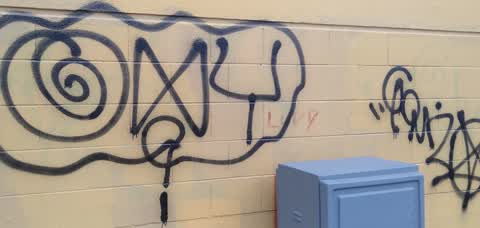 Graffiti, a report photo