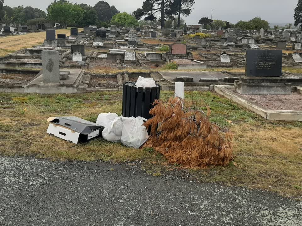 The photograph attached to this rubbish/recycling report