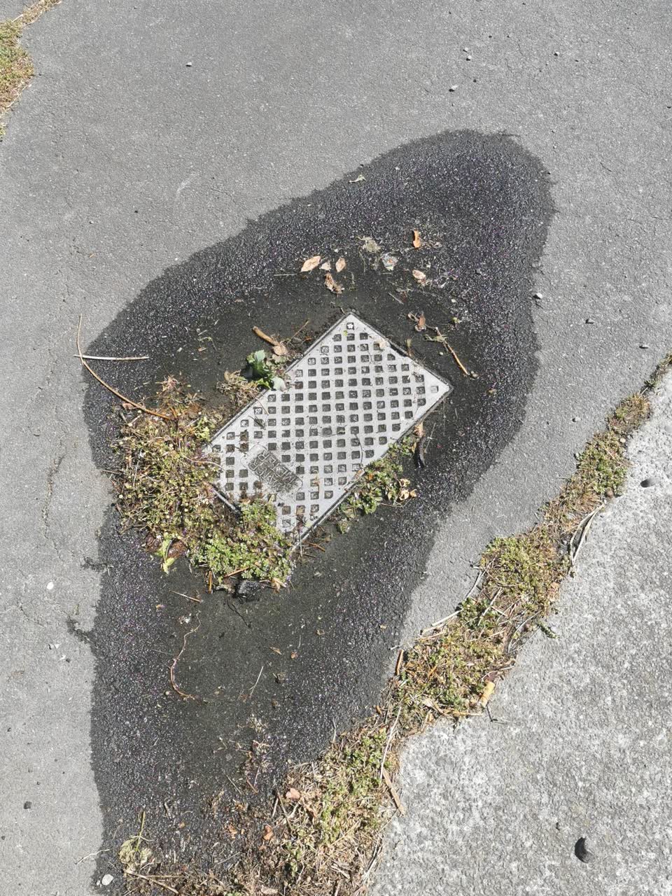 The photograph attached to this water leak report