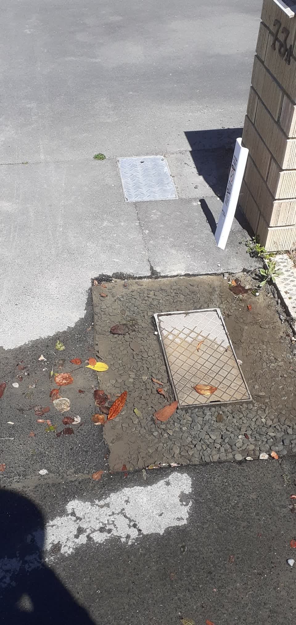The photograph attached to this water leak report