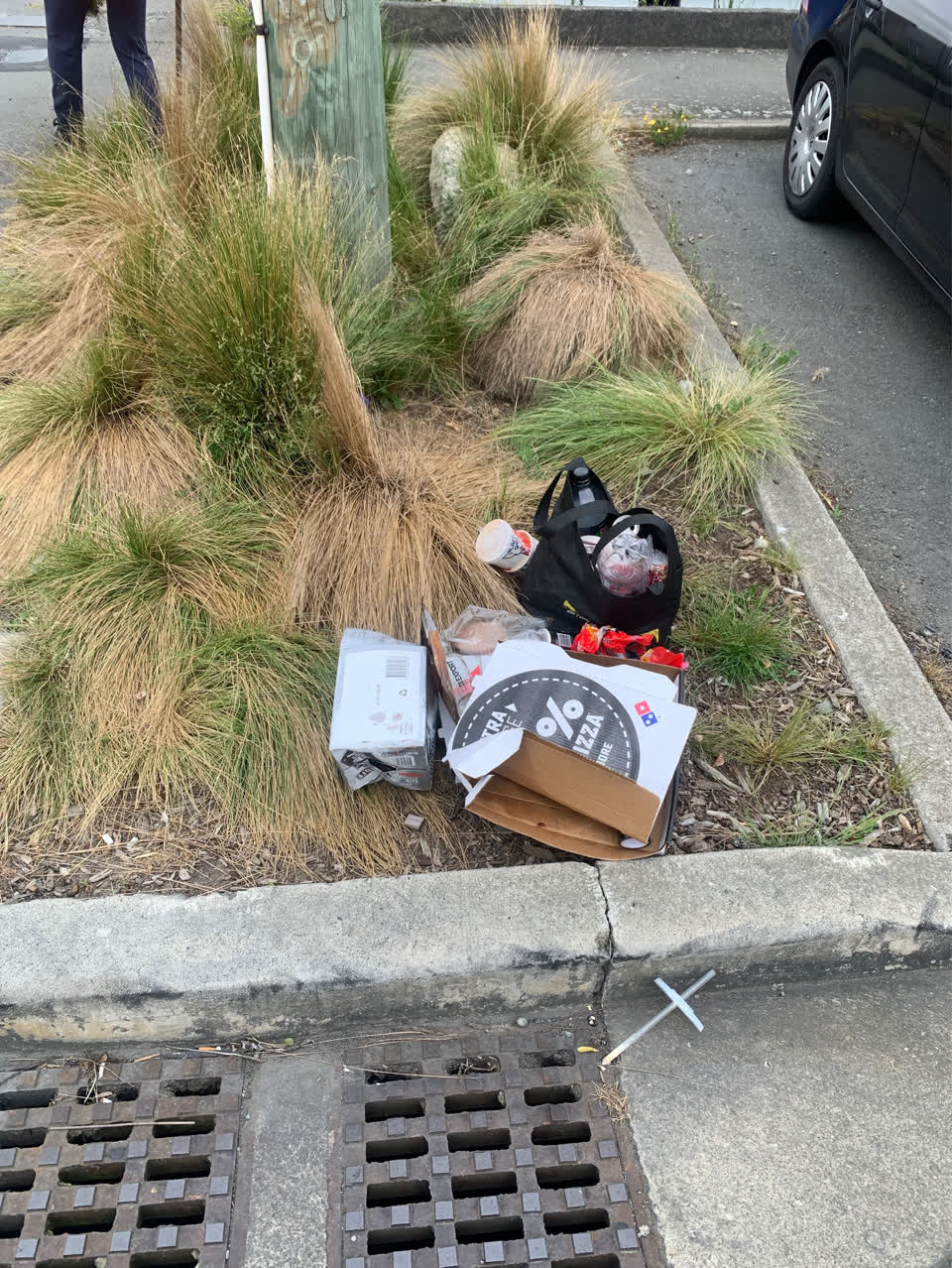 The photograph attached to this rubbish/recycling report